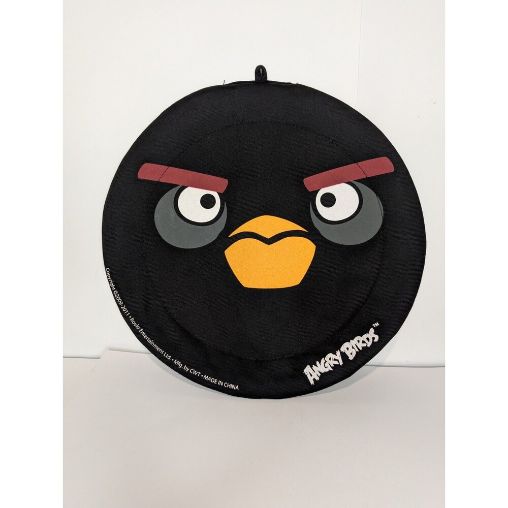 Angry Birds Black Bomb Large Flying 12" Disk | 2012 CWT Collection